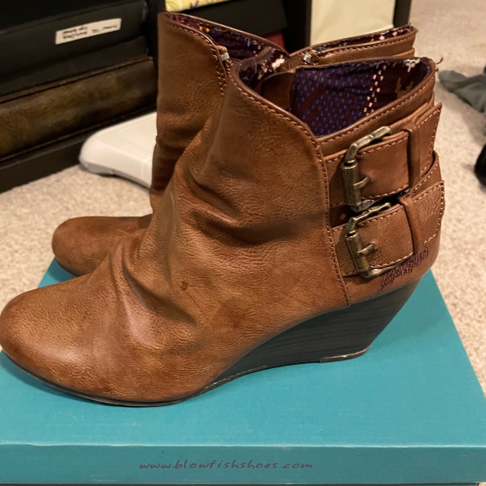 Cute brown booties